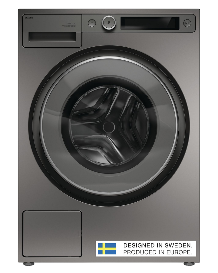 ASKO Waschmaschine W 5096R T, Linie Style, 9 kg, Frontansicht in Titan