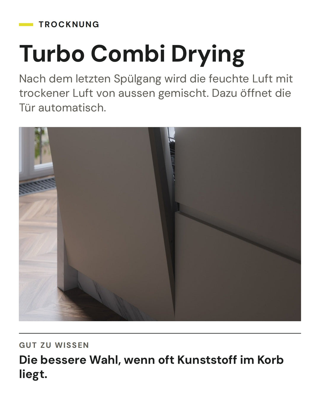 ASKO Turbo Combi Drying: Trocknung mit Luftmischung und automatischer Türöffnung