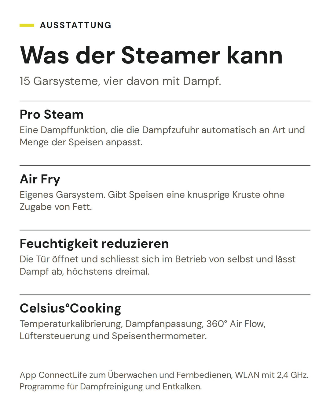 ASKO Kombisteamer OCS 86 BGH: Pro Steam, Air Fry, Feuchtigkeit reduzieren, Celsius°Cooking