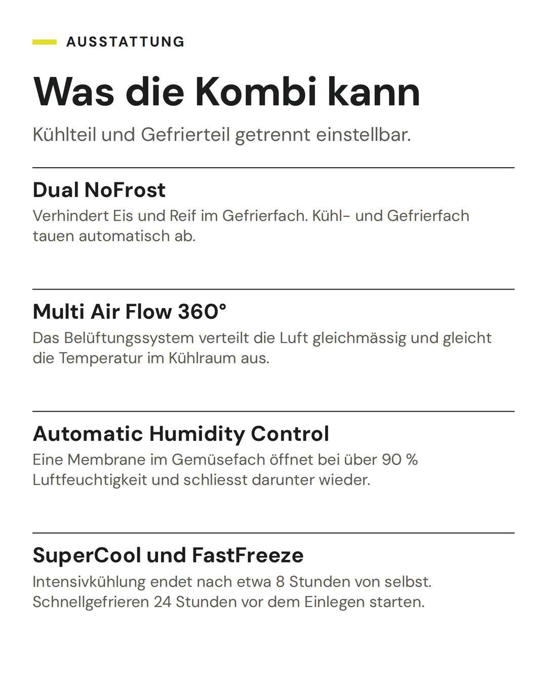 ASKO Kühl-Gefrier-Kombination RBC 276 SND1: Dual NoFrost, Multi Air Flow 360°, Automatic Humidity Control, SuperCool und FastFreeze