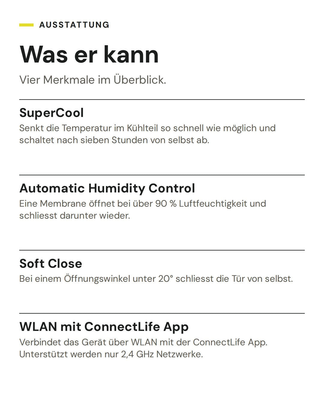 ASKO Kühlschrank RBR 276 DND1: SuperCool, Automatic Humidity Control, Soft Close, WLAN mit ConnectLife App