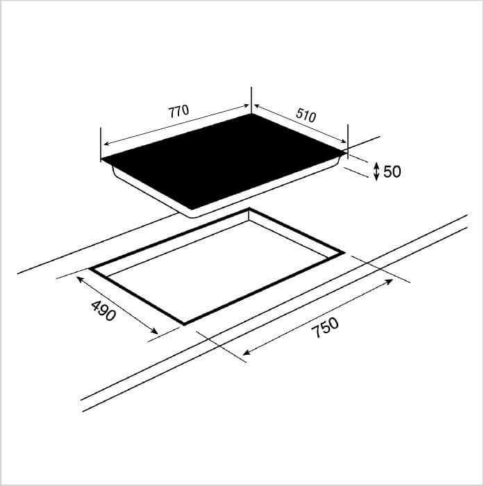Masszeichnung FORS IKT 804 S ER